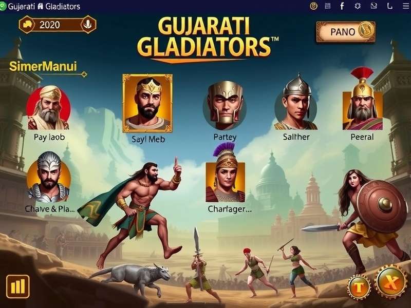 Gujarati Gladiators Character Roster